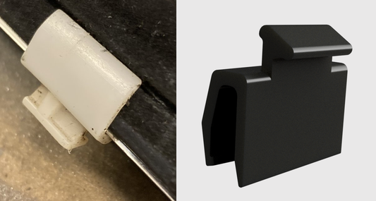 FJ6X Series Chrome Weather Stripping Clips - (Sets of 5)